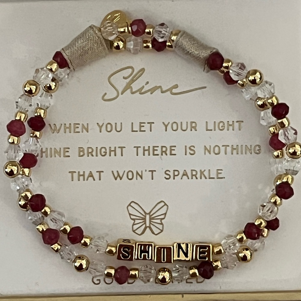 NIB - Gold Plated Beaded Bracelet